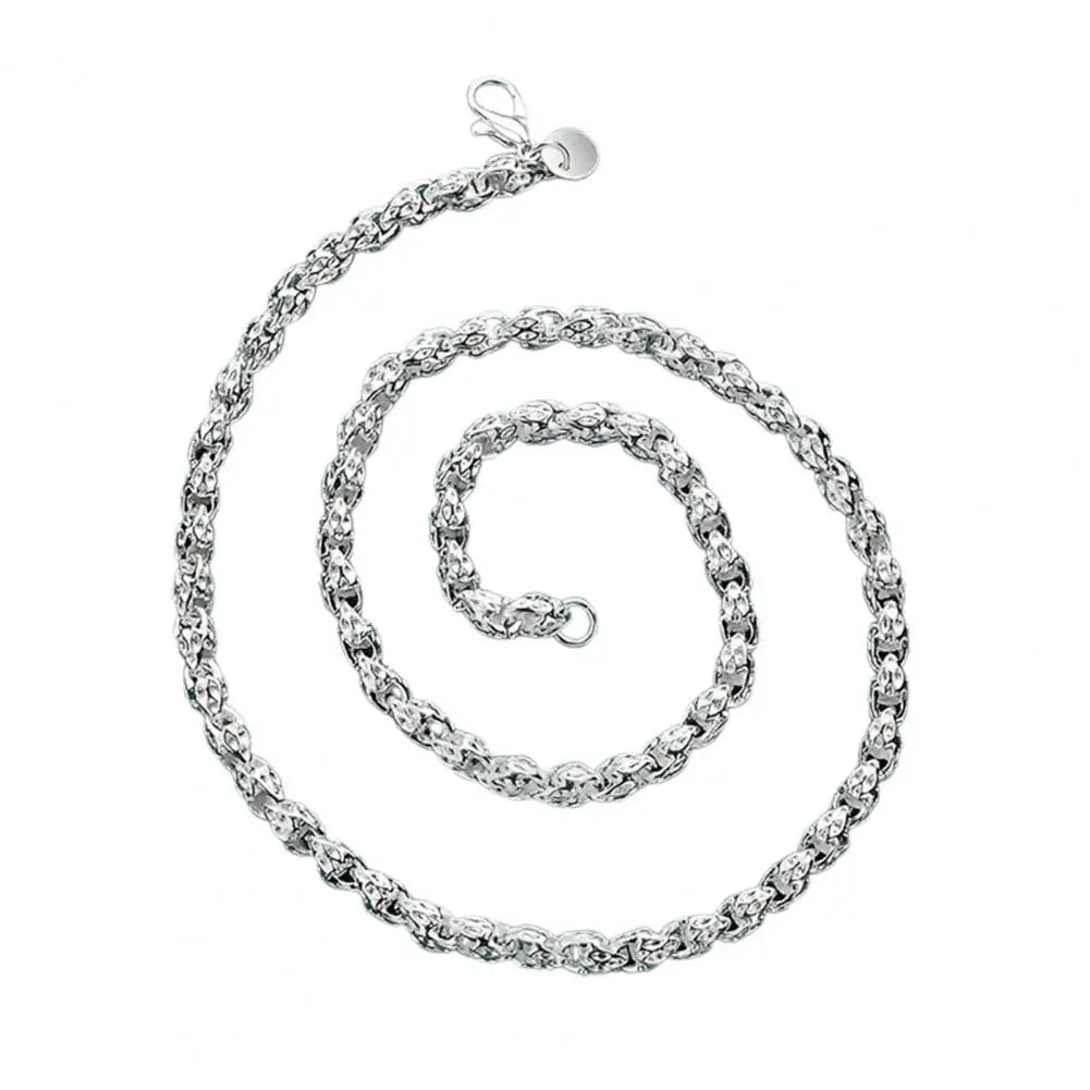 BLUELANS Large Link Chain Necklace And Bracelet Set For Parties
