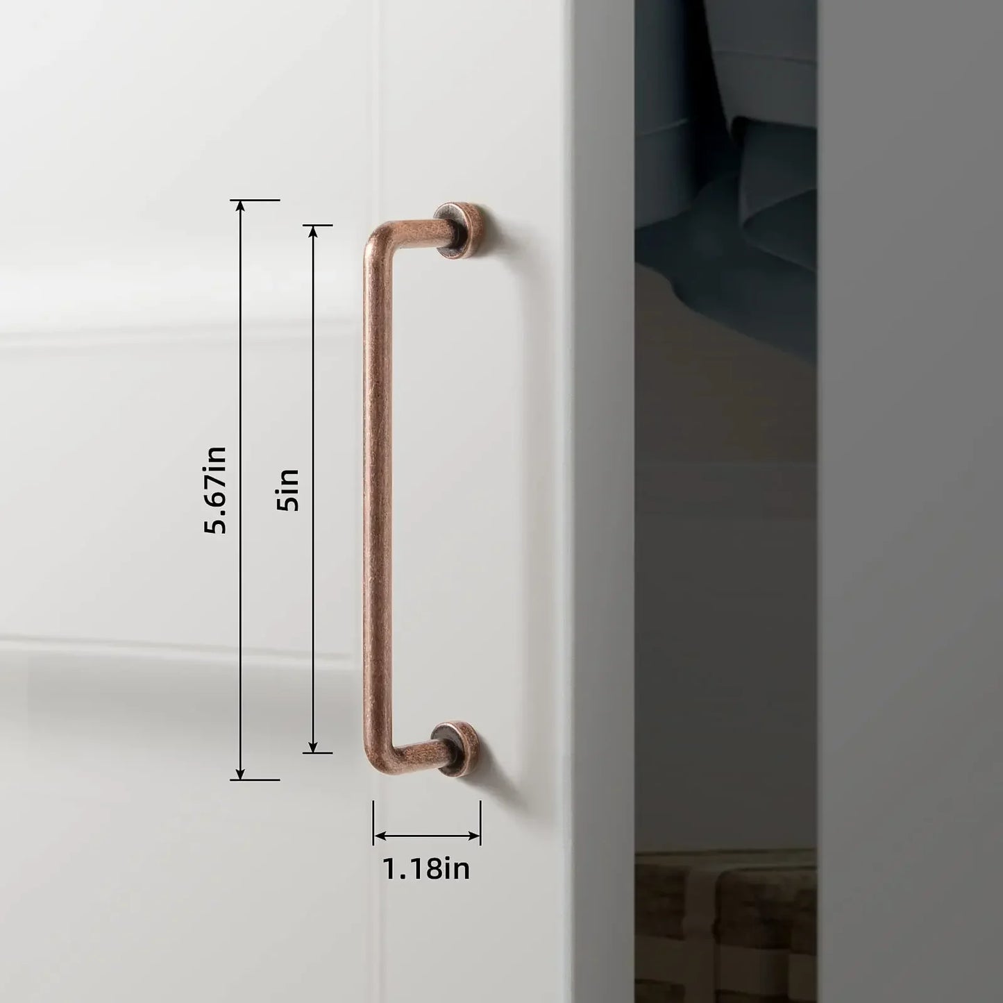 Goo-Ki Modern Zinc-Alloy Satin-Finish Cabinet Pulls Drawer Knobs FurnitureHardware