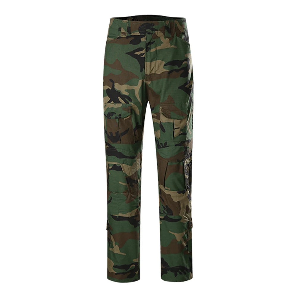 Tactical Combat Pants Multicam Camouflage For Outdoor Trekking And Hunting