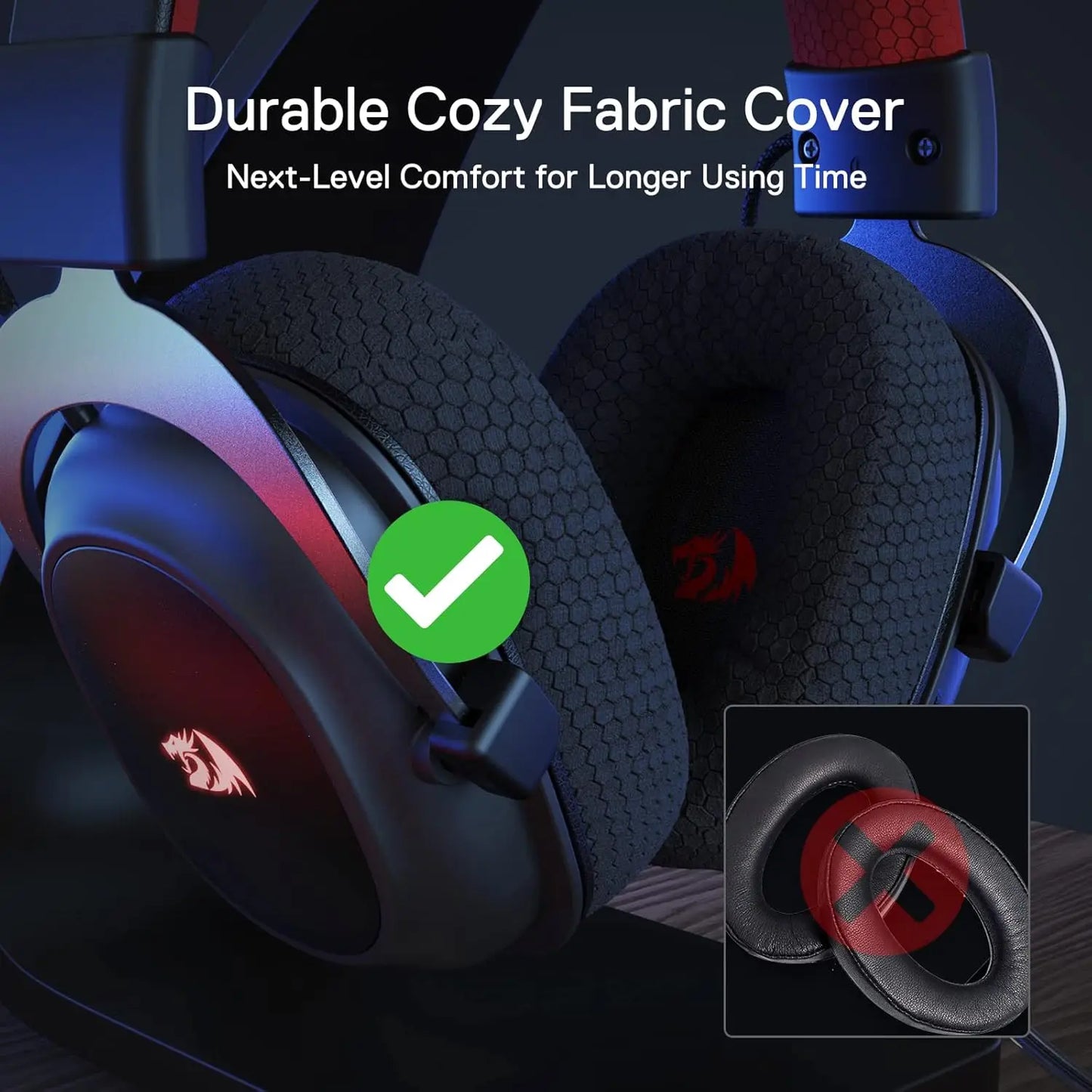 Redragon H510 Pro Zeus X Wireless Gaming Headset Surround Sound