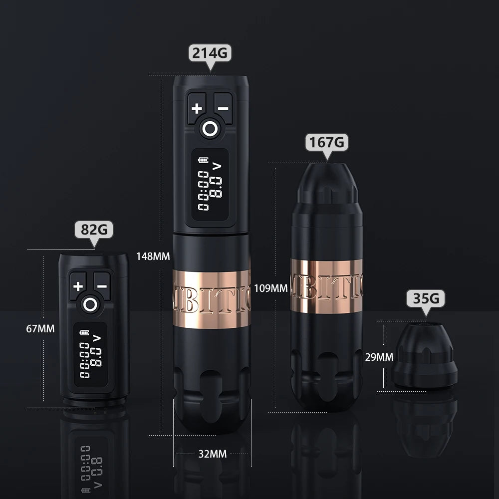 Ambition Soldier Wireless Tattoo Machine Rotary Battery Pen