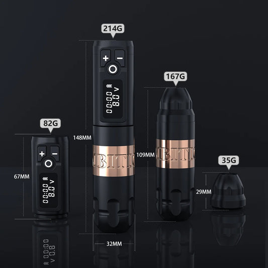 Ambition Soldier Wireless Tattoo Machine Rotary Battery Pen