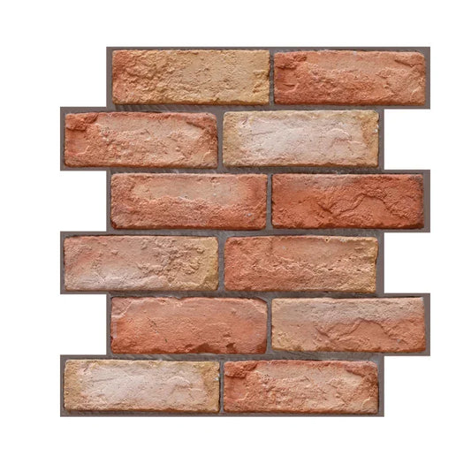 3D Imitation Brick Wall Stickers Waterproof Self Adhesive Wallpaper For Living Room and Kitchen Decor