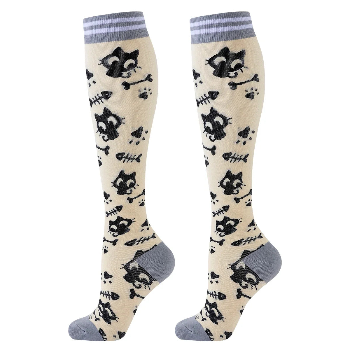 Nurse Compression Socks Women Knee High Sport Stockings