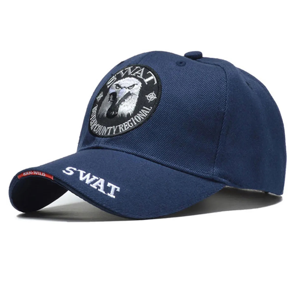 CN Zhejiang SWAT Eagle Embroidered Baseball Cap Unisex Adjustable Sunscreen