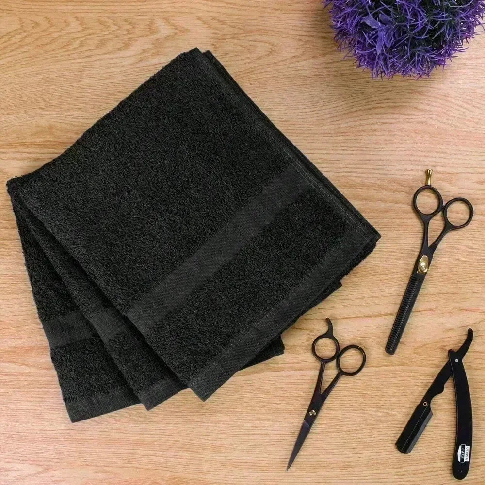 Salon Towels 100 Percent Cotton Pack Of 6