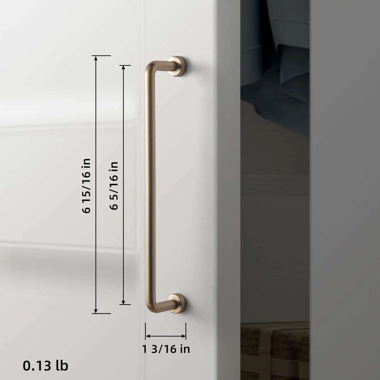 Goo-Ki Modern Zinc-Alloy Satin-Finish Cabinet Pulls Drawer Knobs FurnitureHardware