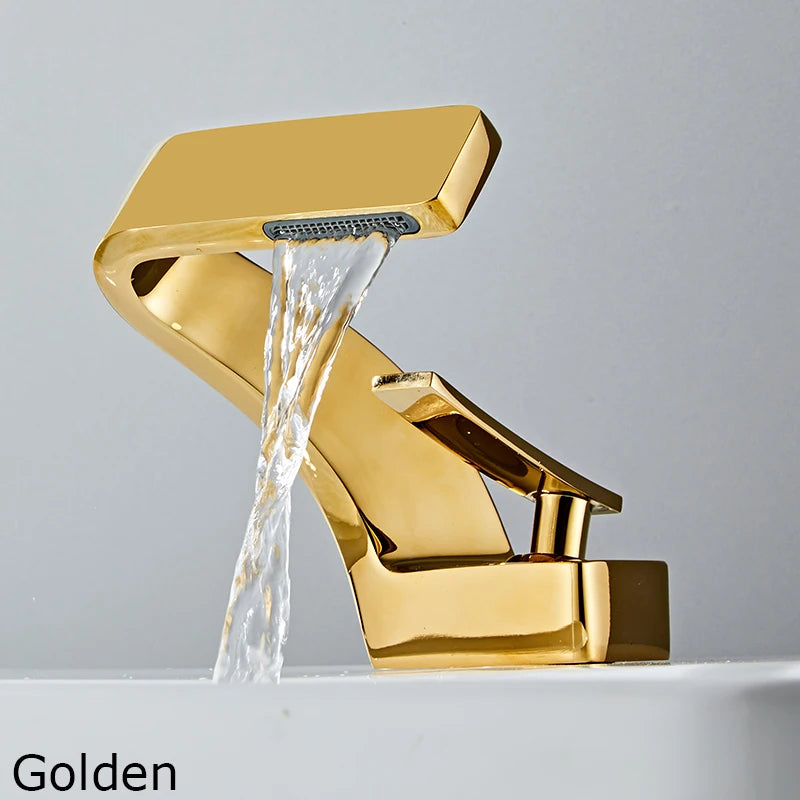 Bakala Deck Mounted Basin Faucet Single Hole Hot and Cold