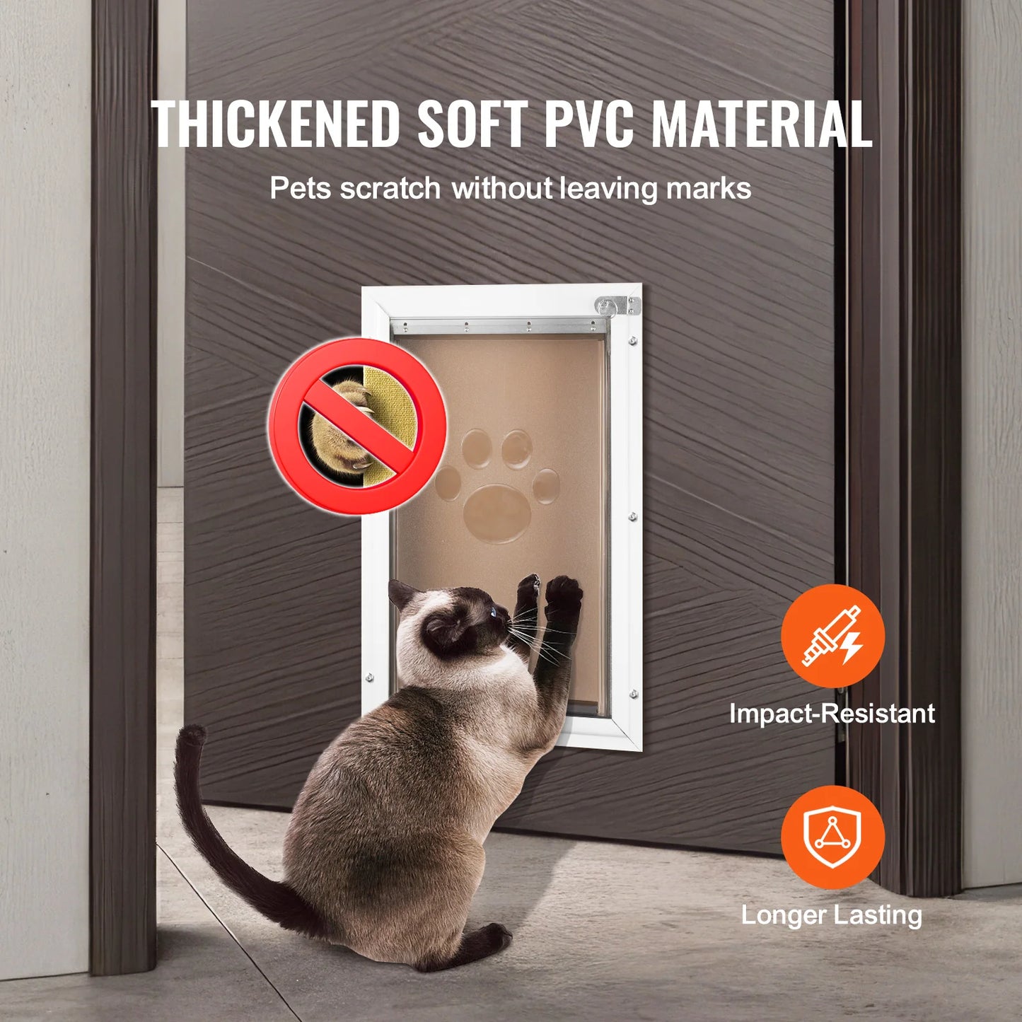 NONEDog Door Pet Door Replacement Flap Magnetic Weatherproof PVC