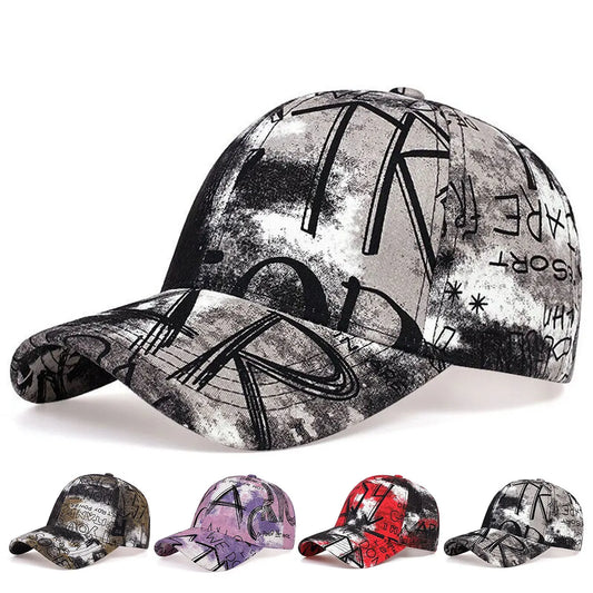 CN Zhejiang Unisex Graffiti Tie Dye Baseball Cap Adjustable Hat