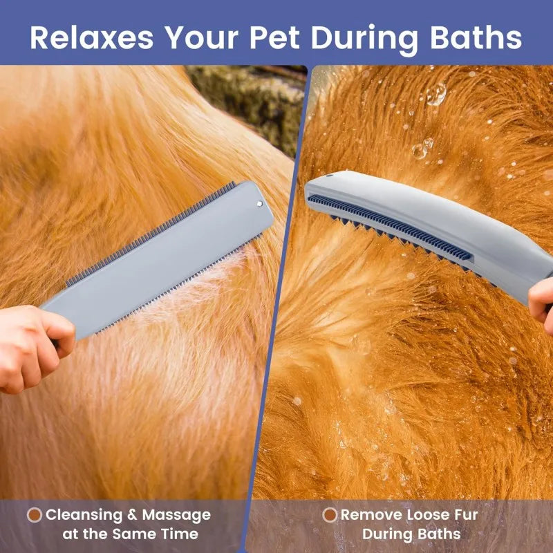 Dog Shower Attachment With Metal Diverter For Easy Bathing Three Spray Modes