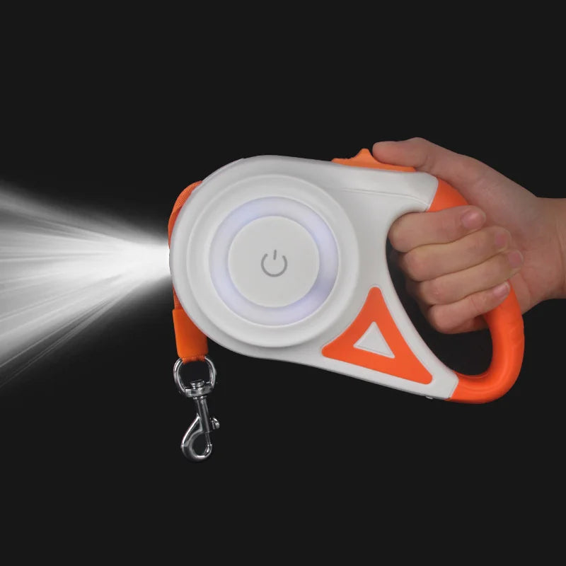 Booteely Automatic Retractable Dog Leash With Led Light