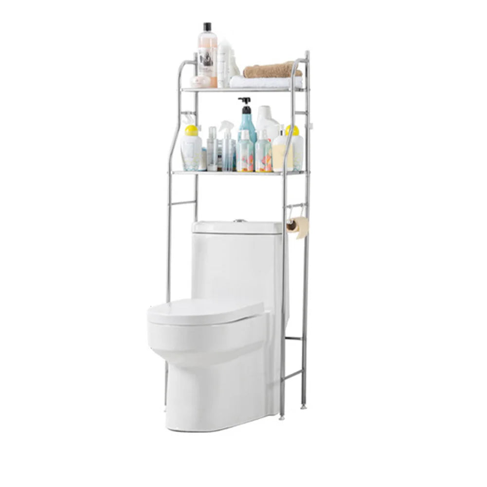 Studyset Over Toilet Storage Shelf 2 To 3 Tier Freestanding Metal Bathroom Organizer With Paper Holder