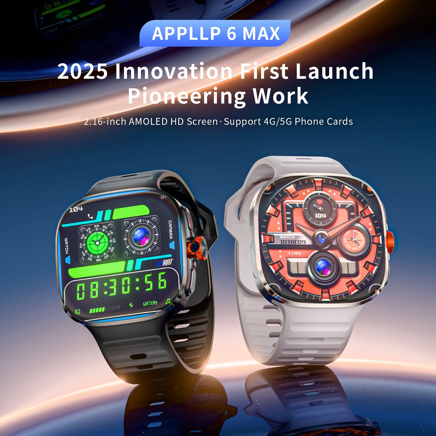 LOKMAT APPLLP 6 MAX Android Smartwatch With AI Translation ChatGPT