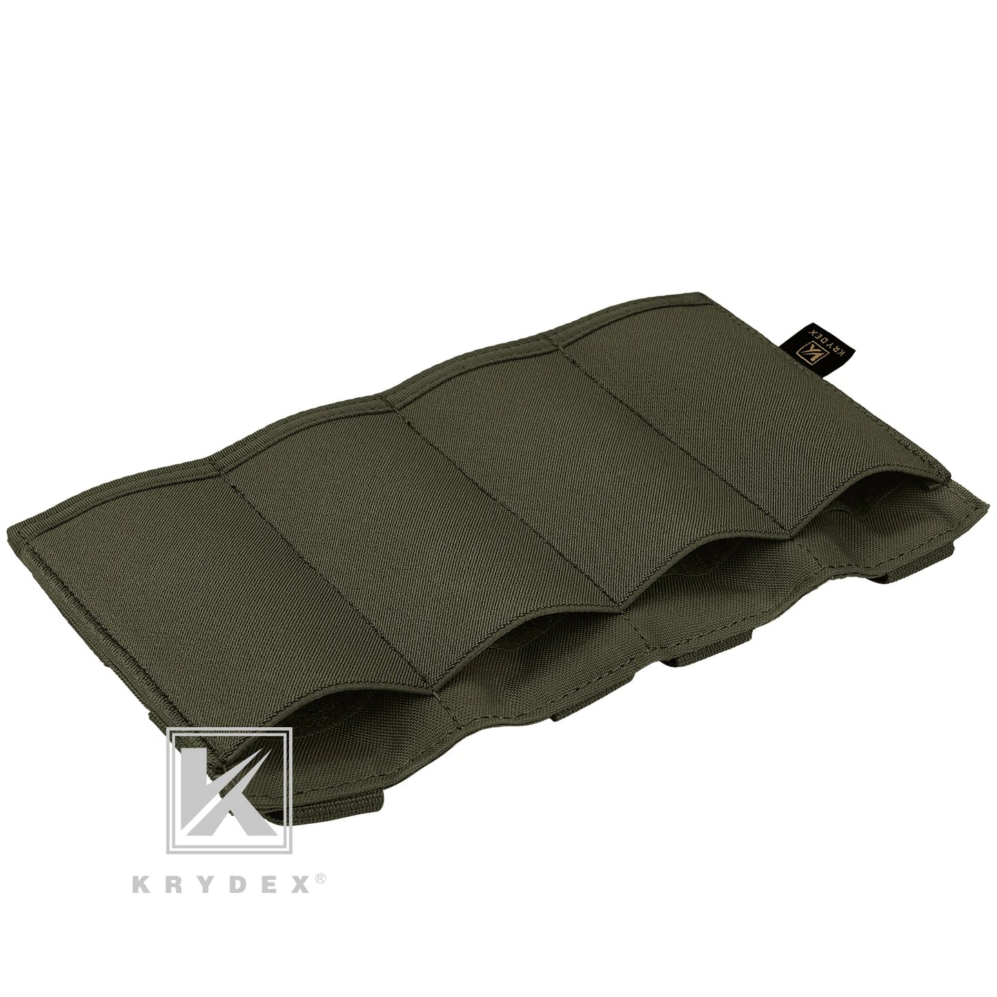 KRYDEX Quadruple Elastic Magazine Pouch MP7 KRISS Pistol MOLLE Holder