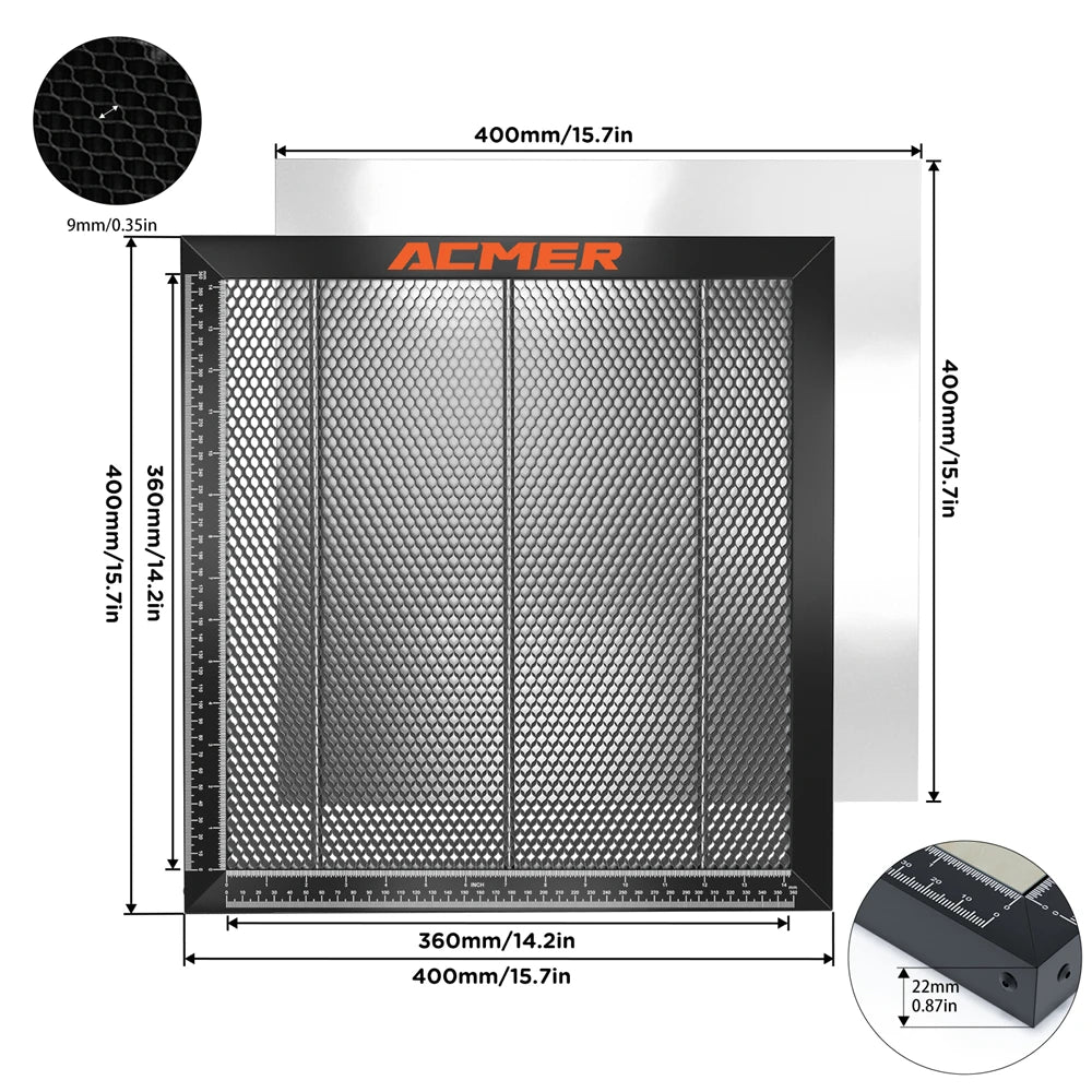 ACMER Honeycomb Cutting Table for CO2 and Diode Laser Engraver