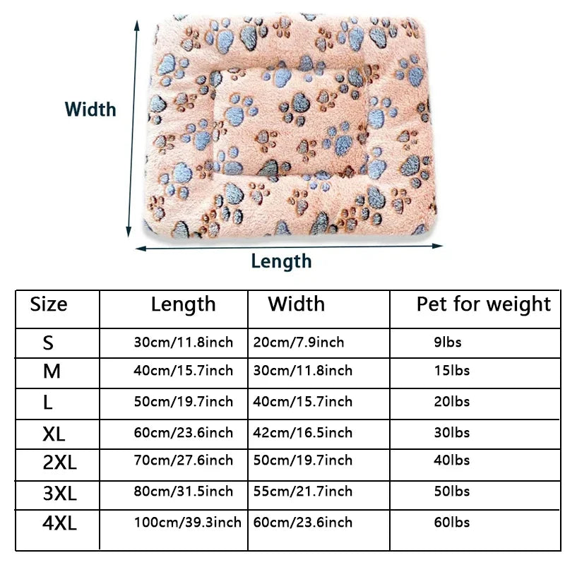 Ultra Soft Pet Sleeping Mat for Dogs and Cats Cozy