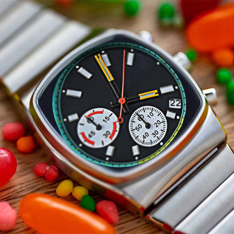 NasiR Mens Stainless Steel Automatic Luxury Brand Watch