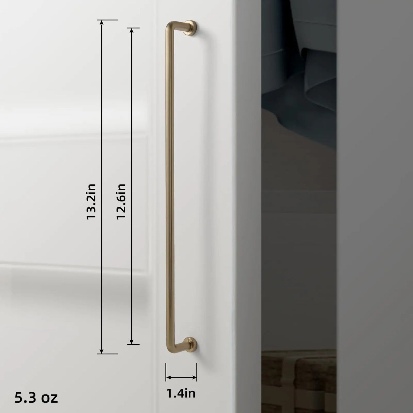 Goo-Ki Modern Zinc-Alloy Satin-Finish Cabinet Pulls Drawer Knobs FurnitureHardware