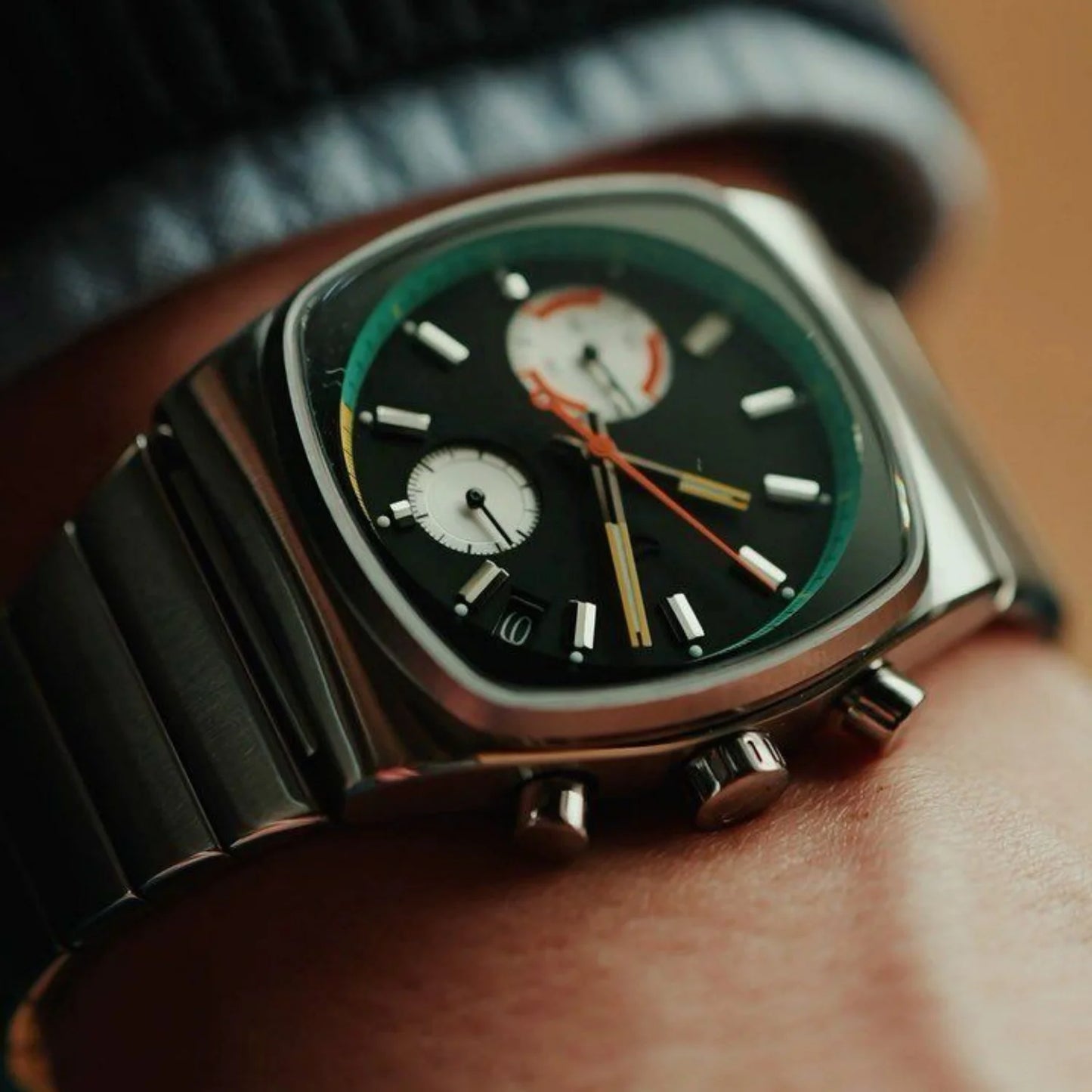 NasiR Mens Stainless Steel Automatic Luxury Brand Watch