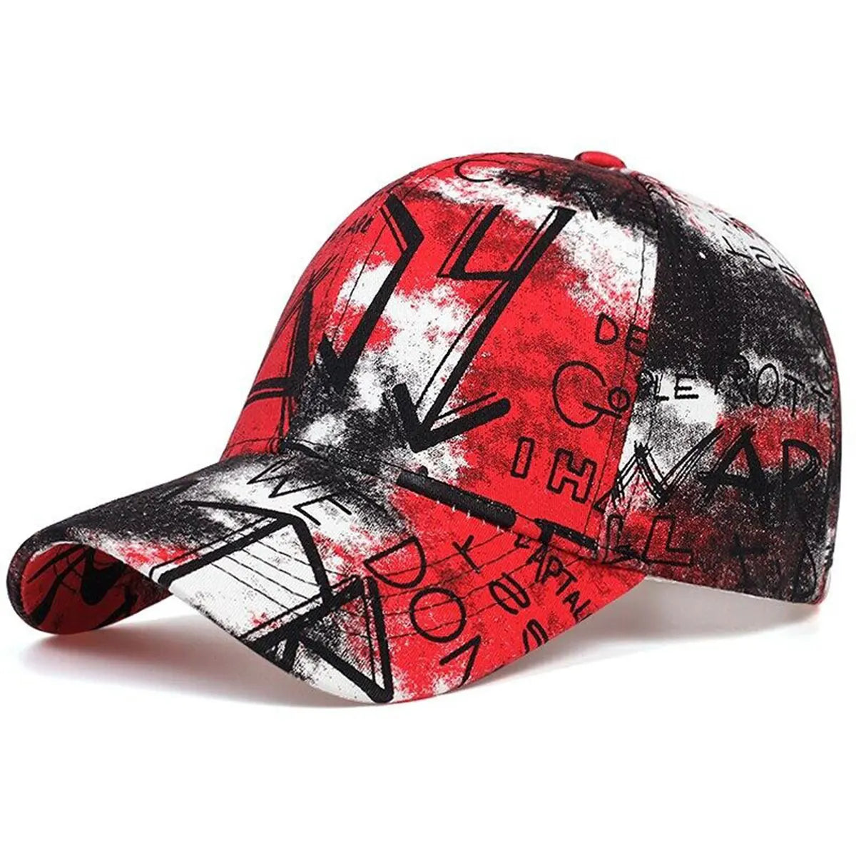 CN Zhejiang Unisex Graffiti Tie Dye Baseball Cap Adjustable Hat