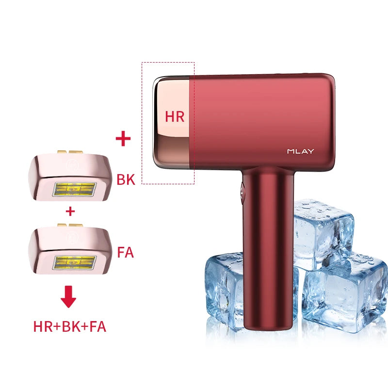 MLAY T14 IPL Hair Removal Device For Full Body With Replaceable Lamp And Long Battery