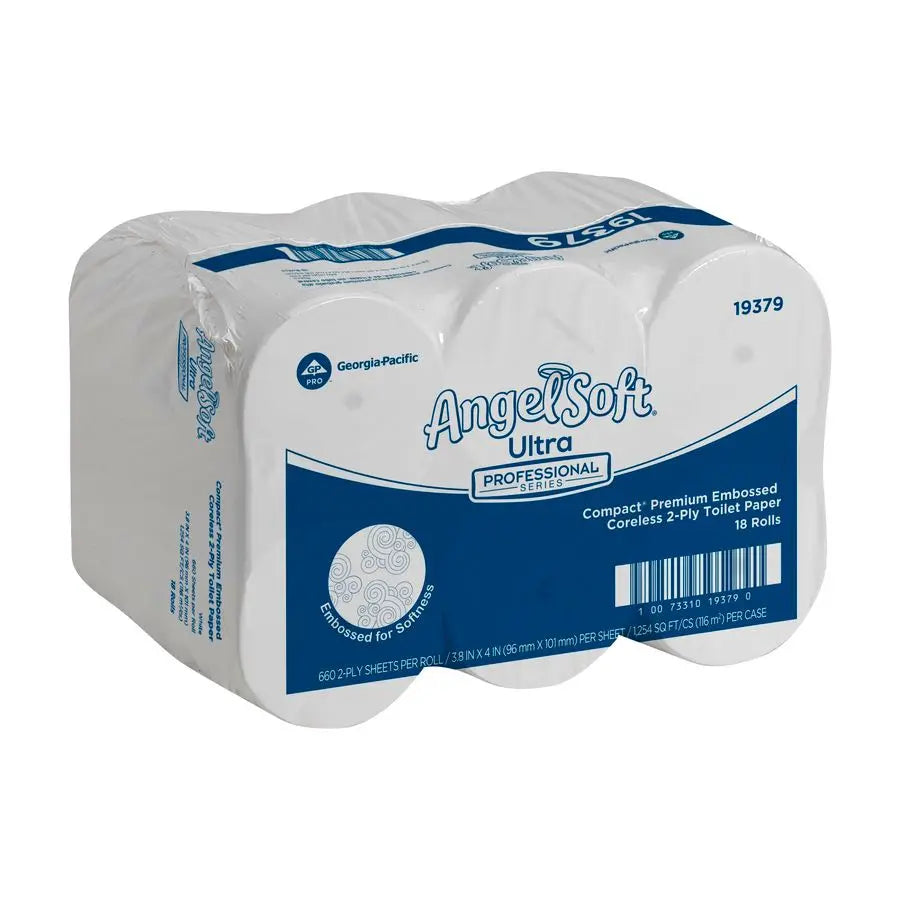 XMSJ Soft Ultra Coreless 2-Ply Premium Toilet Paper 18 Rolls