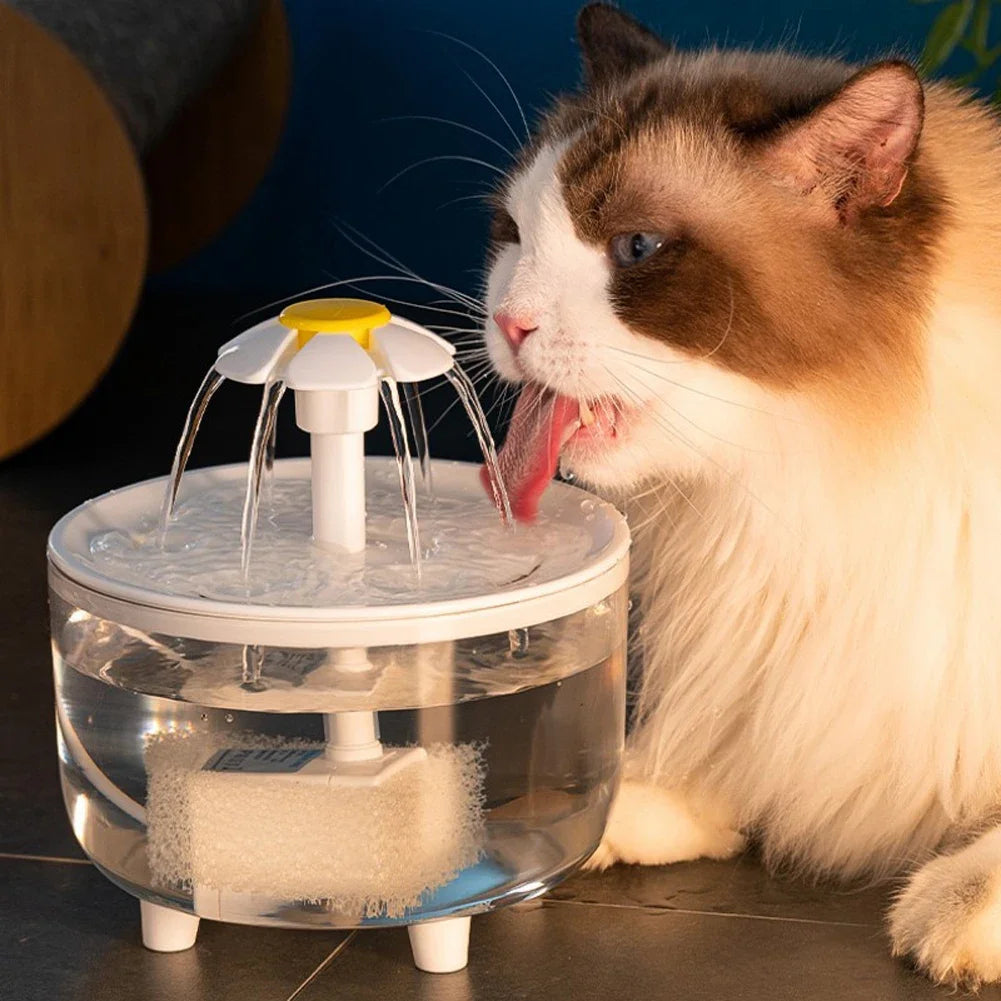 Shunmaii Mute Automatic Cat Water Fountain With USB Filter
