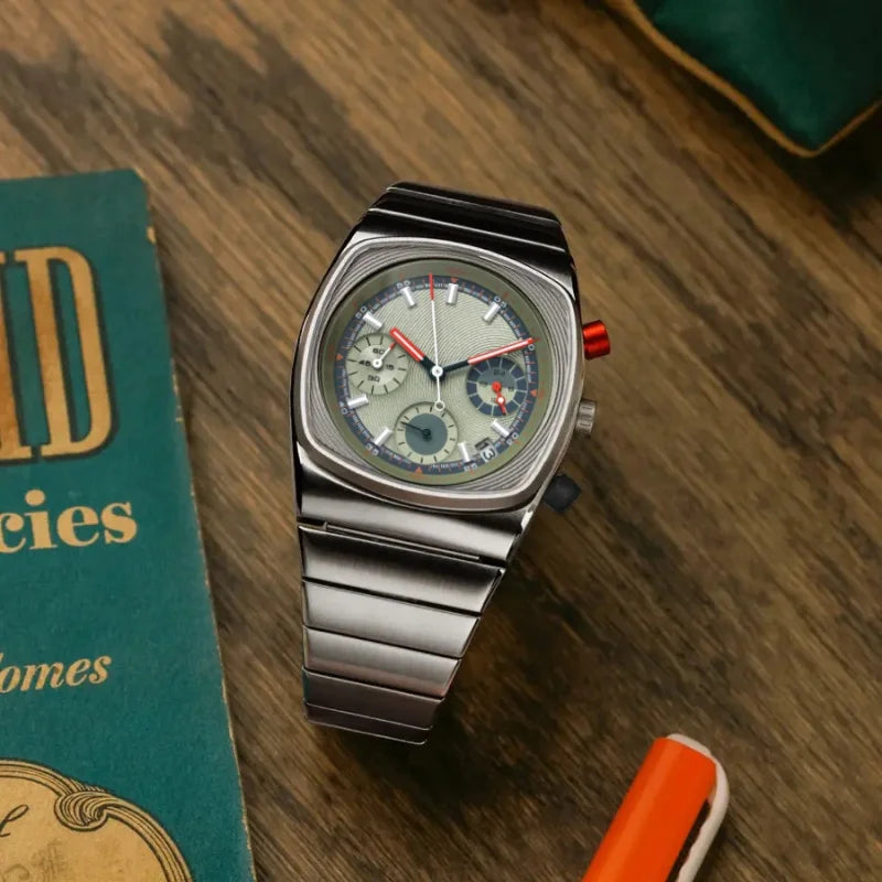 NasiR Mens Stainless Steel Automatic Luxury Brand Watch