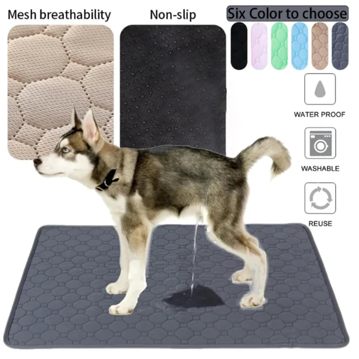 Winter Dog Pee Pad Reusable Washable Urine Mat For Pets