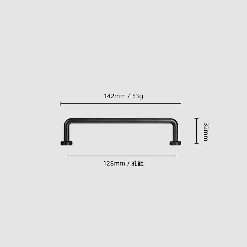 Goo-Ki Modern Zinc-Alloy Satin-Finish Cabinet Pulls Drawer Knobs FurnitureHardware
