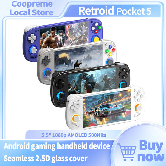 Retroid Pocket Handheld Game Console Android 13 with Active Cooling