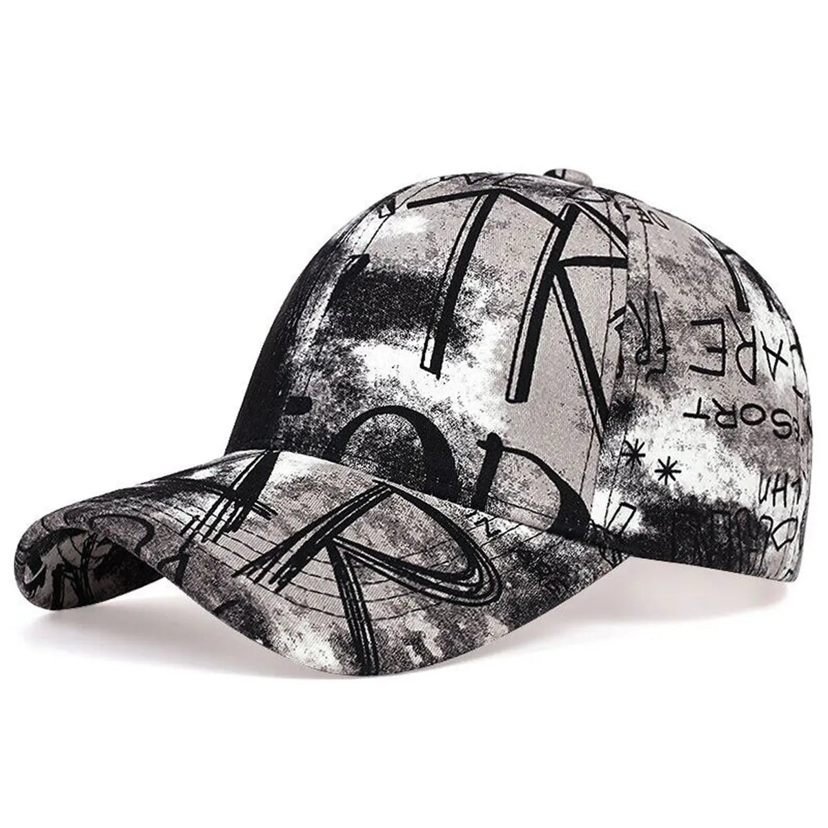 CN Zhejiang Unisex Graffiti Tie Dye Baseball Cap Adjustable Hat