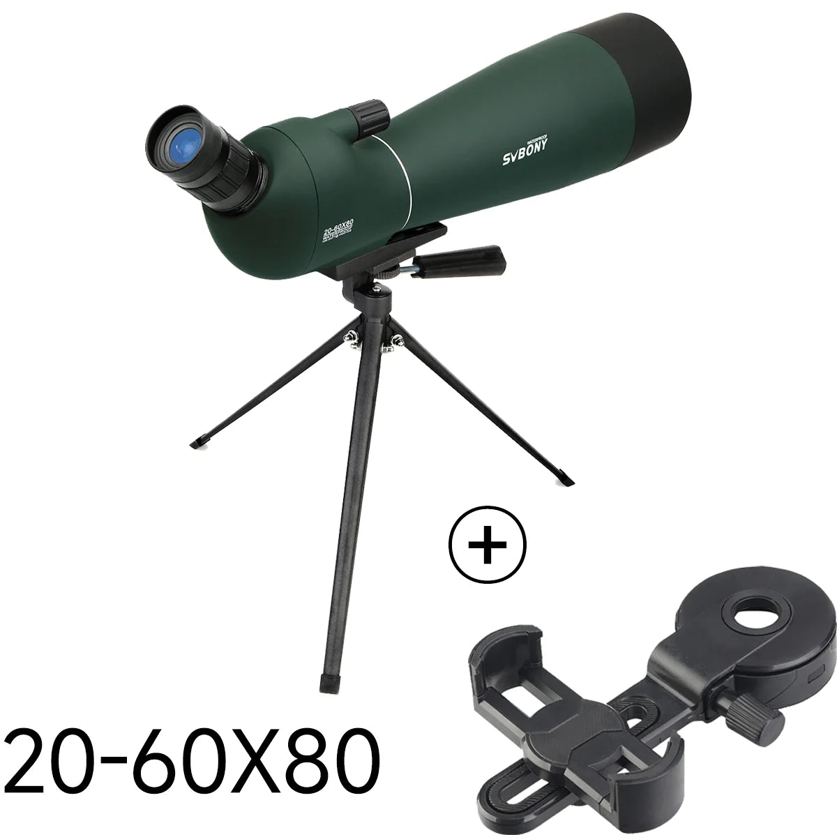 Svbony SV28 Spotting Scope Zoom With Tripod Waterproof Outdoor Hiking