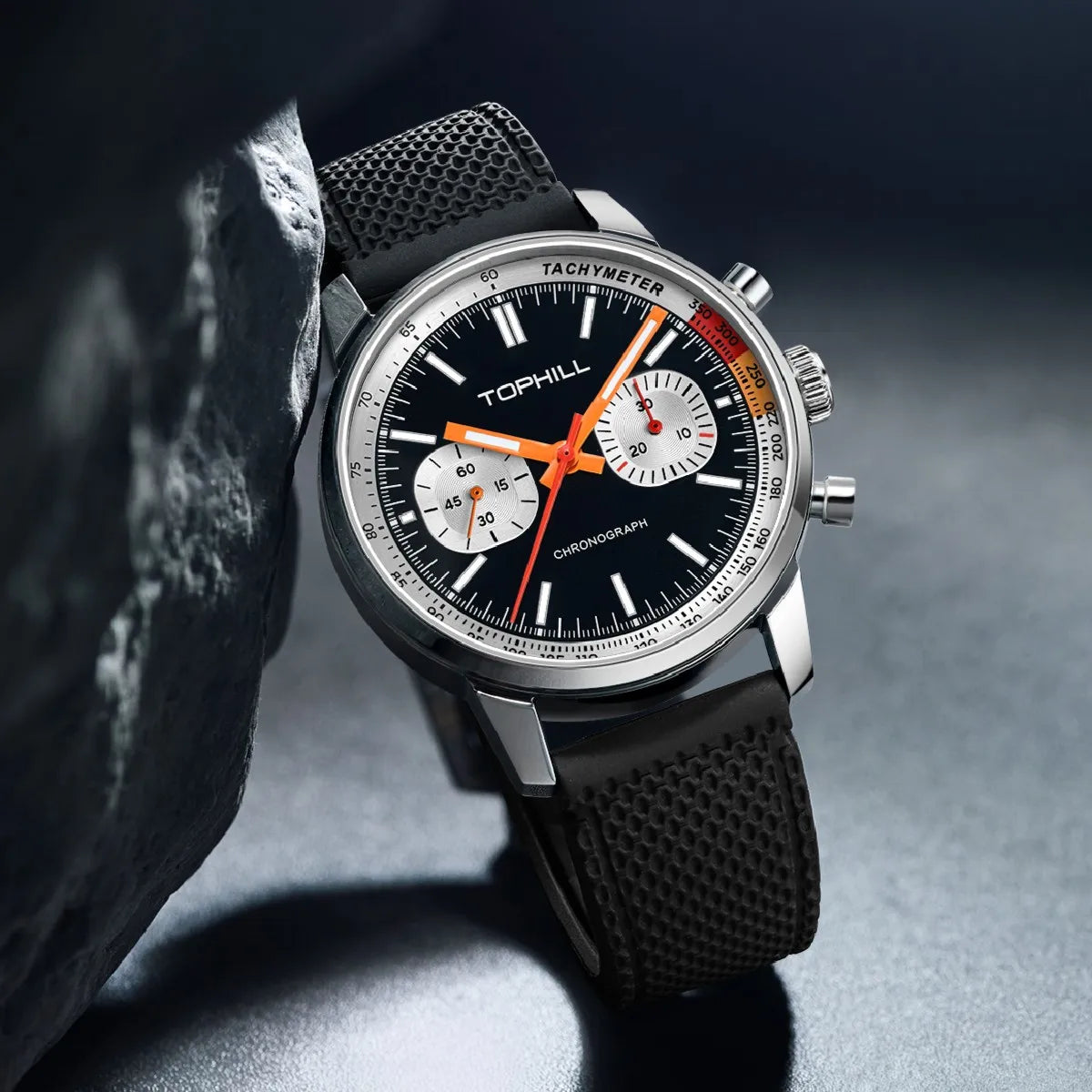 TOPHILL Chronograph Pilots Watch Seagull ST1901 Movement