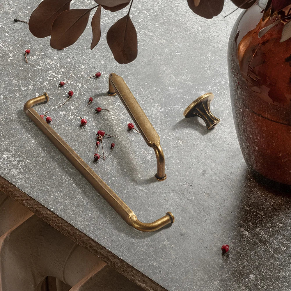 TONA Retro Cabinet Pulls Long Handle for Drawers and Dressers Vintage Rustic Kitchen Furniture Hardware