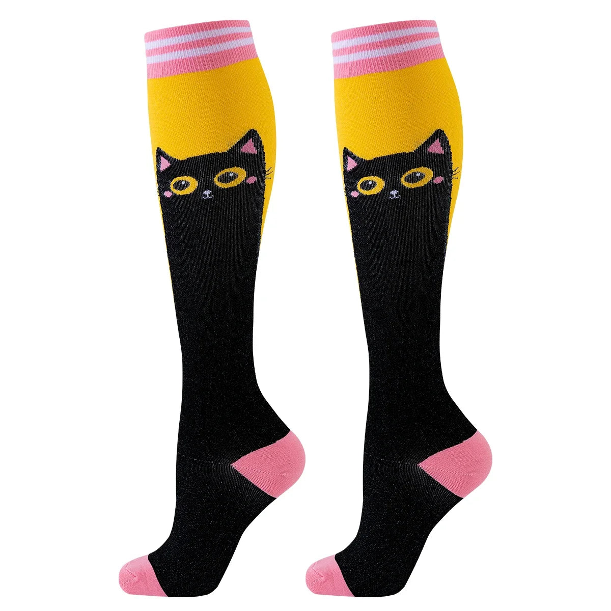 Nurse Compression Socks Women Knee High Sport Stockings