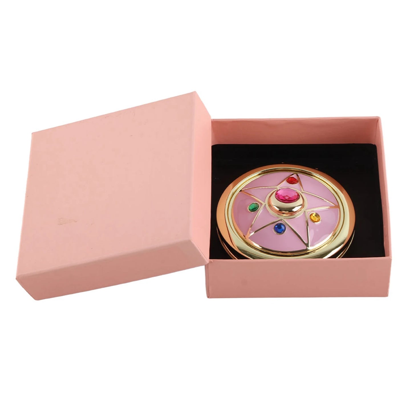 Anime Makeup Mirror Star Crystal Folded Mirror Cosplay Prop