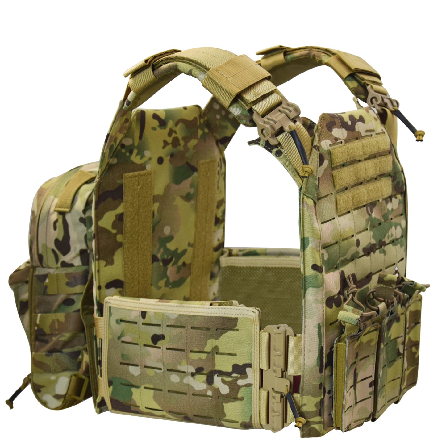 EMERSONGEARSCN Tactical 1000D Nylon Quick Release Vest with Hydration Backpack