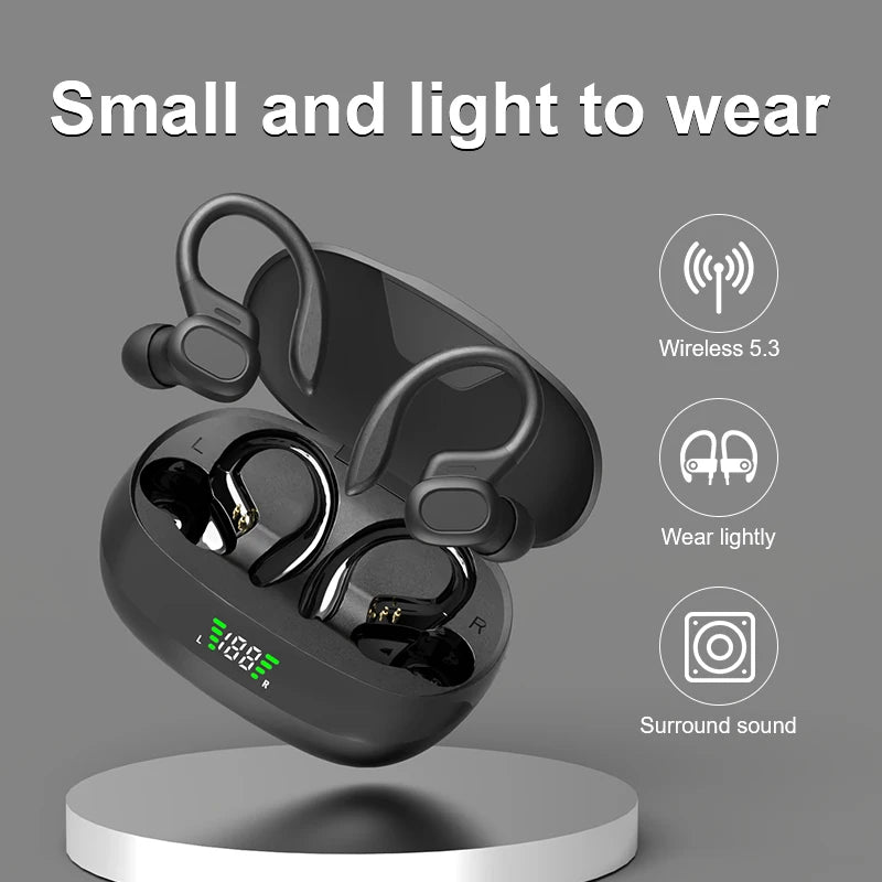 SHUKE Bluetooth Earbuds Wireless Headphones With Waterproof Microphone Sport