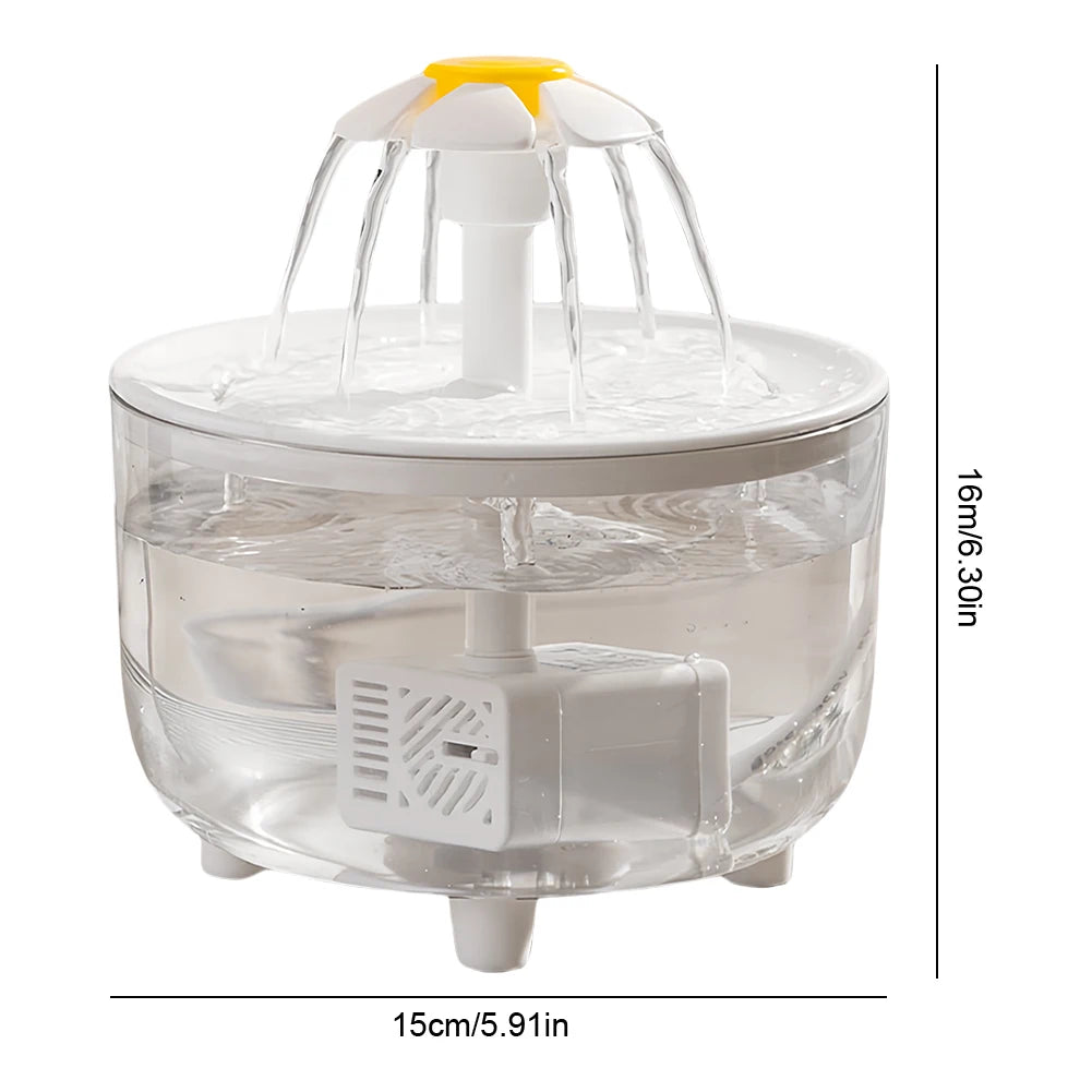 Shunmaii Mute Automatic Cat Water Fountain With USB Filter