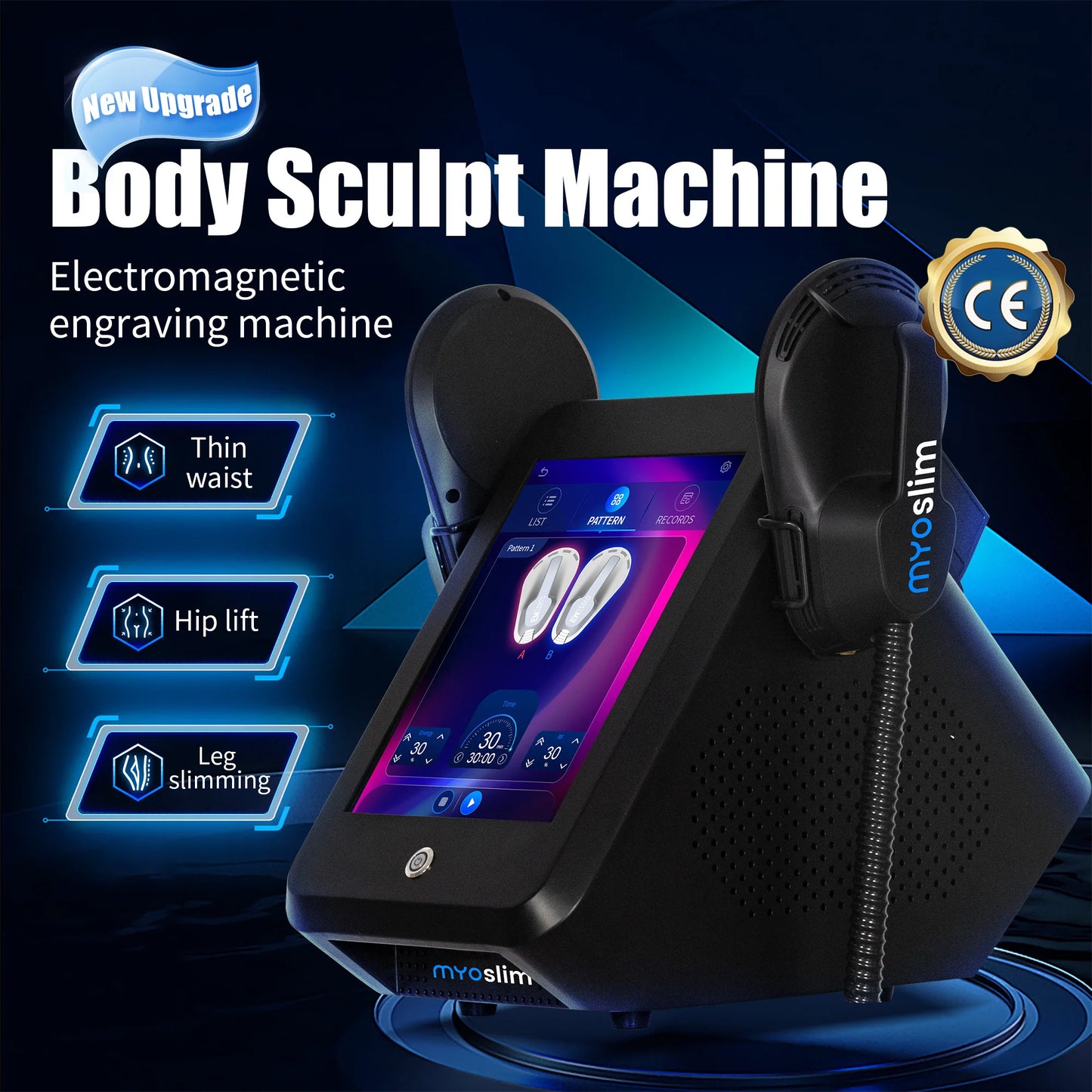 Myoslim RF Body Shaping Machine Fat Burning Muscle Stimulation