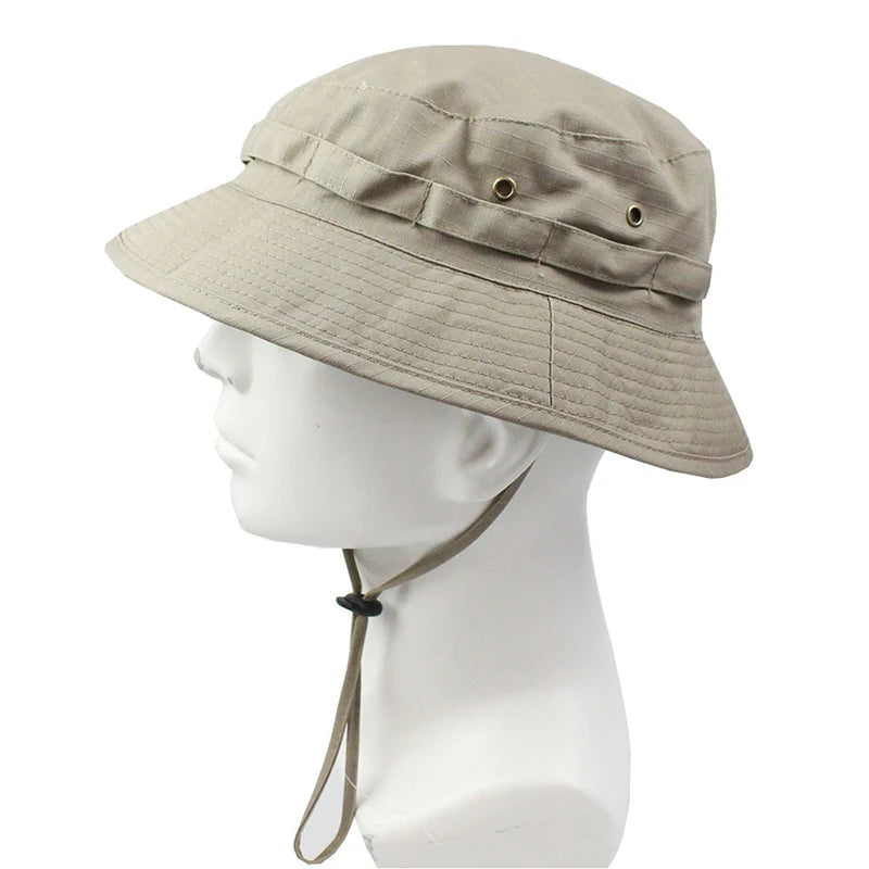 CN Guangdong Unisex Panama Bucket Hat Sun Protection
