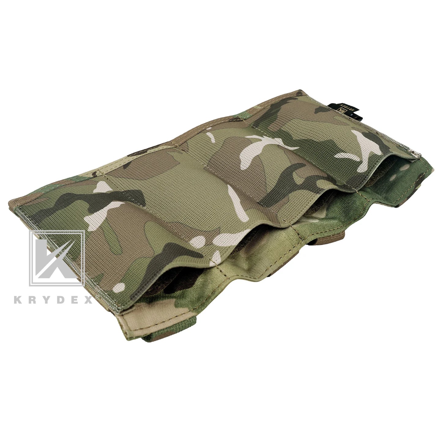 KRYDEX Quadruple Elastic Magazine Pouch MP7 KRISS Pistol MOLLE Holder