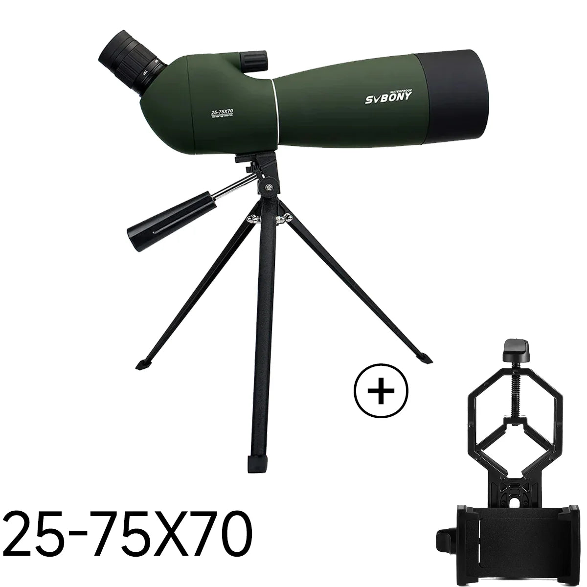 Svbony SV28 Spotting Scope Zoom With Tripod Waterproof Outdoor Hiking