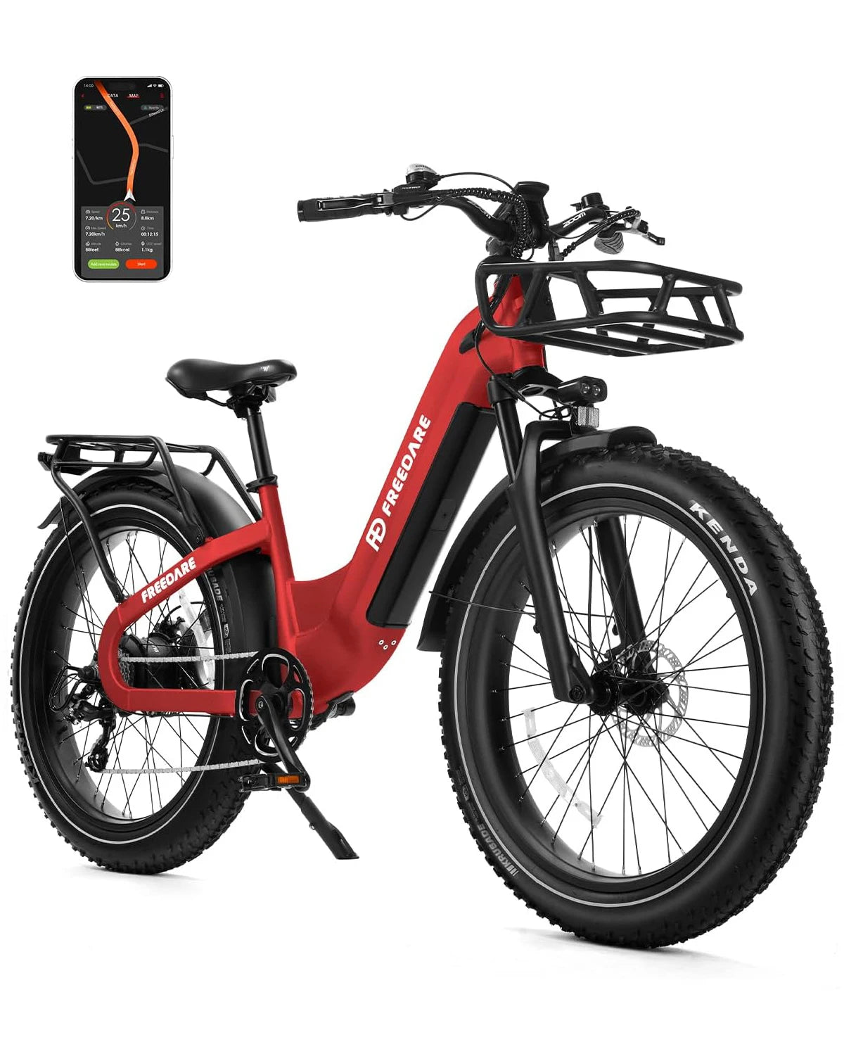 Freedare Fat Tire Electric Bike 1000W All Terrain EBike