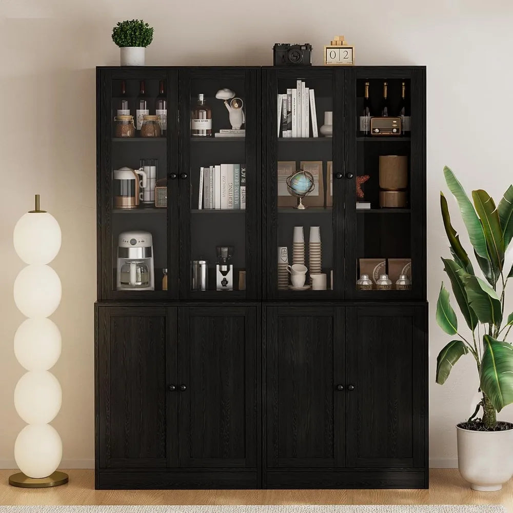 TV Stand With Bookshelves Living Room Entertainment Center