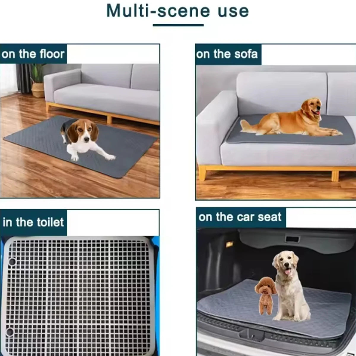 Winter Dog Pee Pad Reusable Washable Urine Mat For Pets