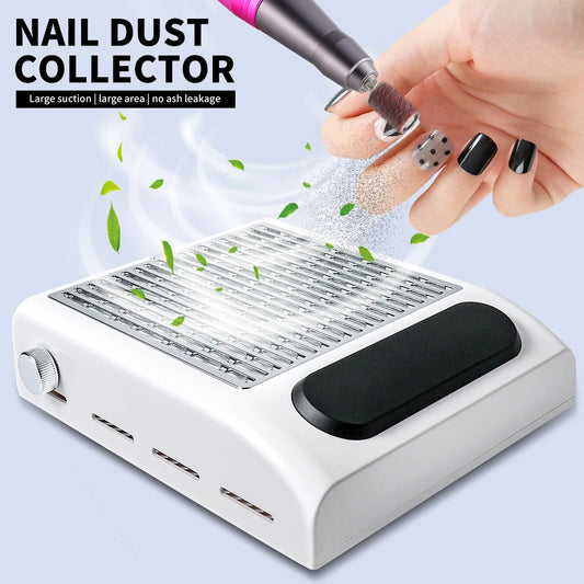 IndustrialStrength Nail Dust Collector Vacuum for Manicure Pedicure Acrylic Nails