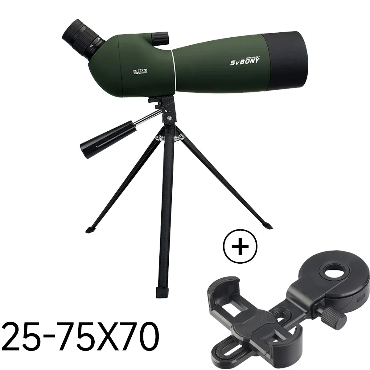 Svbony SV28 Spotting Scope Zoom With Tripod Waterproof Outdoor Hiking